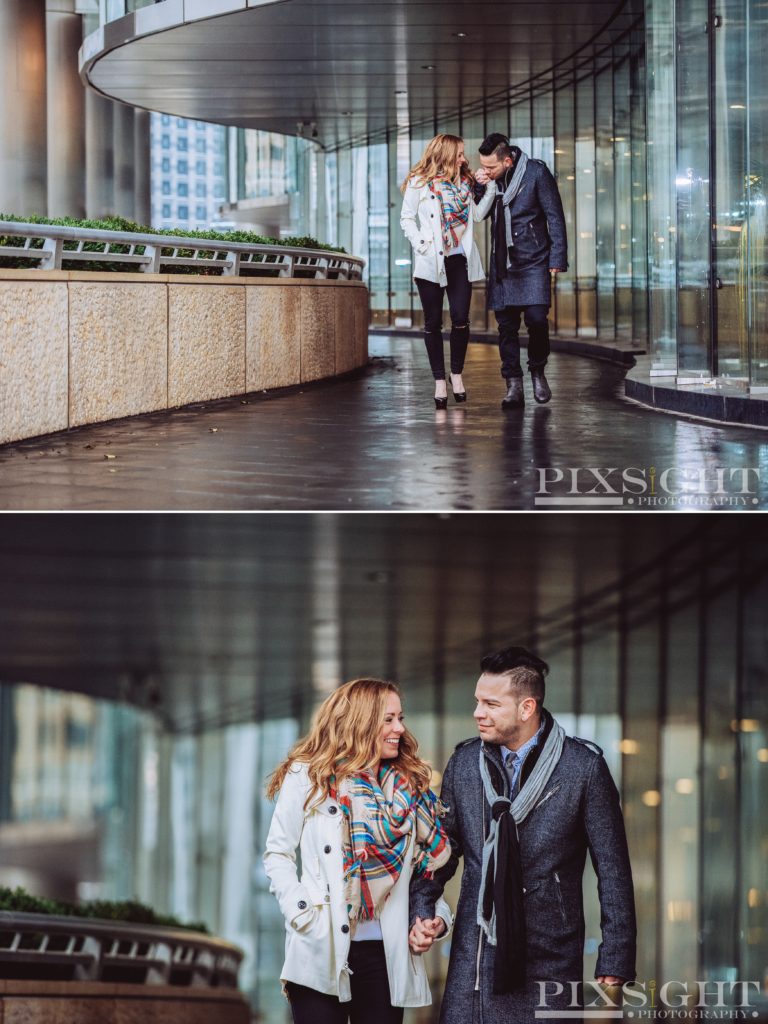 Chicago Winter Engagement Session, Engagement session, Chicago engagement session, PIXSiGHT Photography